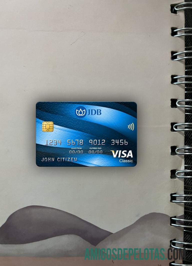 Laos Joint Development Bank Visa Classic Cartão Photolook Front baixar para verificação